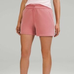 Lululemon Softstreme High Rise Shorts Pink Brier Rose 4" Inseam Size 12